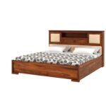 Ganpati Arts Maharaja Queen Size Bed with Storage Set - Image 2