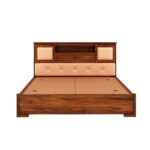 Ganpati Arts Maharaja Queen Size Bed with Storage Set - Image 3
