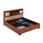 Ganpati Arts Maharaja Queen Size Bed with Storage Set - Image 7