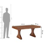 Premium Sheesham Wood Dining Table 6 Seater for Homes - Image 9