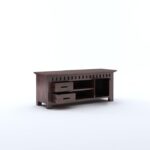 Sheesham Wood TV Cabinet with Storage by Ganpati Arts - Image 2