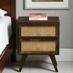 Sheesham Wood Bedside Table with Drawer Storage | Ganpati Arts - Image 2