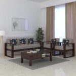 Premium Sheesham Wood Sofa Set for Modern Living Rooms