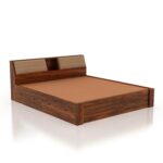 Solid Sheesham Wood Mayor Queen Size Bed with Storage - Image 5