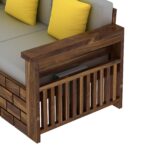 Premium Sheesham Wood 3 Seater Sofa for Living Room Home - Image 3