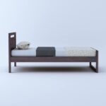 Premium Sheesham Wood Rio Single Bed by Ganpati Arts - Image 3