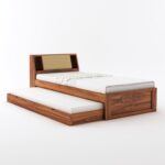 Premium Sheesham Wood Single Bed with Trundle | Ganpati Arts - Image 2