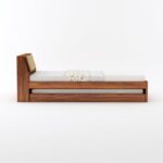 Premium Sheesham Wood Single Bed with Trundle | Ganpati Arts - Image 5