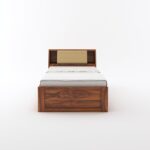 Premium Sheesham Wood Single Bed with Trundle | Ganpati Arts - Image 6