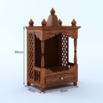 Solid Sheesham Wooden Temple with Drawer by Ganpati Arts - Image 7