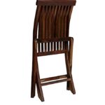 Wooden Folding Chair Set of 2 for Indoor & Outdoor Use - Image 3