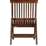 Wooden Folding Chair Set of 2 for Indoor & Outdoor Use - Image 2