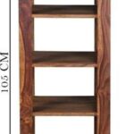 Ganpati Arts Sheesham Wood 4 Tier Book Shelf Rack for Study and Living Room - Image 2