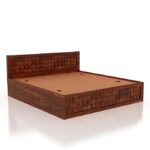 King Size Bed with Storage in Solid Wood – Ganpati Arts - Image 6