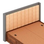 Ganpati Arts Solid Sheesham Wood King Size Bed with Box Storage (Natural Finish) - Image 2