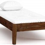 Ganpati Arts Sheesham Wood Single Bed Without Storage | Solid Wood Single Bed