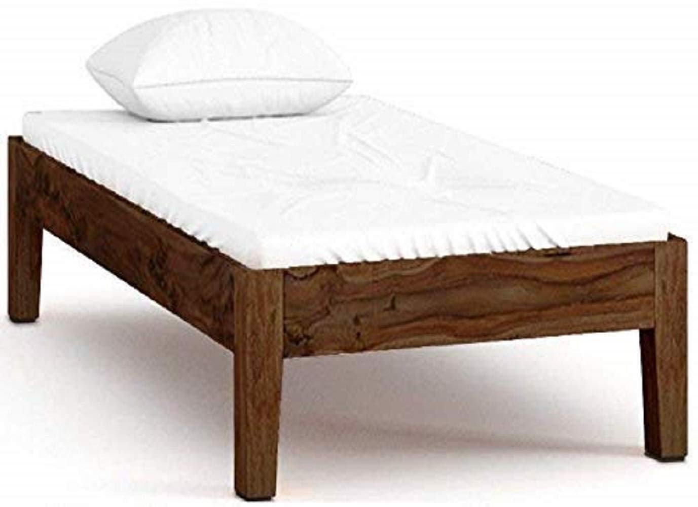 610QlyWpeEL._SL1377_.jpg Ganpati Arts Sheesham Wood Single Bed Without Storage | Solid Wood Single Bed - Image 1