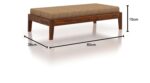 Ganpati Arts Sheesham Wood Single Bed Without Storage | Solid Wood Single Bed - Image 2