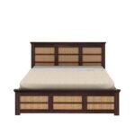 Ganpati Arts King Size Bed with Box Storage  (Walnut Finish) - Image 3