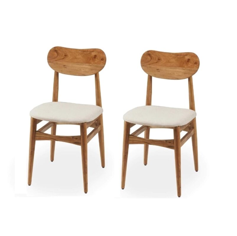 Wooden dining chairs set of 2 - MyFurnitureStore