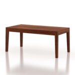 Ganpati Arts Solid Sheesham Wood 6 Seater Dining Table Set (Natural Finish) - Image 3