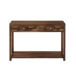 Ganpati Arts Sheesham Wood Console Table for Living Room  (Teak Finish) - Image 3