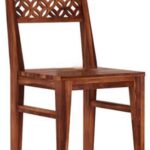 Sheesham Wood Dining Table 4 Seater Set with Chair - Image 4