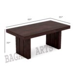 Wooden Solid Sheesham Wood 6 Seater Dining Table - Image 4