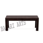 6 Seater Dining Table with 4 Chair 1 Bench for Living Room Home Wooden Dining Table Set Furniture (Walnut Finish) - Image 3