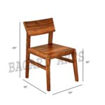 Wooden Solid Sheesham Wood 6 Seater Dining Table - Image 4