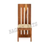 Wooden Solid Sheesham Wood 4 Seater Dining Table with Chairs - Image 2