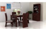 Wood Dining Table 4 Seater Set with 4 Chair