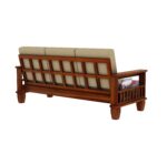 Teak Wood 3 Seater Sofa Set Living Room - Image 3