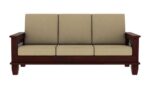 Teak Wood 3 Seater Sofa Set Living Room - Image 3
