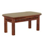 Sheesham Wood 4 Seater Dining Table Set with Chair - Image 4