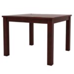 Solid Sheesham Wood Dining Table 4 Seater with Chair Set - Image 3
