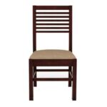 Solid Sheesham Wood Dining Table 4 Seater with Chair Set - Image 4