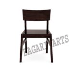 Wooden Solid Sheesham Wood 4 Seater Dining Table with Chairs Dining Table Set Furniture for Living Room Home - (Walnut Finish) - Image 4