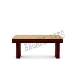 Solid Wood 6 Seater Dining Table Set - Image 2