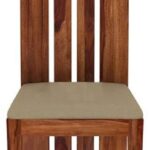 Wood Dining Table 6 Seater with Chair Set - Image 4