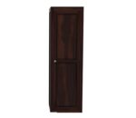 Wooden Single Door Wardrobe for Bedroom | Wooden One Door Almirah for Home | Cupboard Organiser | Clothes Organizer | Sheesham Solid Wood | Walnut - Image 3