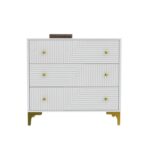 GCA1 WOODZONE Wooden Chest of Drawers | 3 Drawers Dresser - Image 3