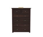 Wooden Chest of Drawers | Console Cabinet for Bedroom, Living & Drawing Room | Multipurpose Storage Dresser with 6 Drawers | Sideboard Cabinet | Solid Wood Sheesham | Walnut - Image 3