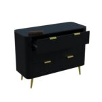 GCA1 WOODZONE Wooden Chest of Drawers | 3 Drawers Dresser - Image 3