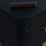 GCA1 WOODZONE Wooden Chest of Drawers | 3 Drawers Dresser - Image 4