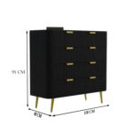 GCA WOODZONE Wooden Chest of Drawers with 5 spacious drawers - Image 2