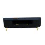 GCA WOODZONE Wooden TV Unit  with 2 Doors Drawers for Living Room | - Image 3