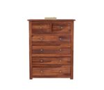 Wooden Chest of Drawers | Console Cabinet for Bedroom, Living & Drawing Room | Multipurpose Storage Dresser with 6 Drawers | Sideboard Cabinet | Solid Wood Sheesham | Honey - Image 3