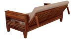 WOODTREND Solid Sheesham Wood Sofa Cum Bed for Living Room - Image 3