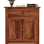 Woodtrend Solid Sheesham Wood Chests of Drawers |Teak Finish - Image 3